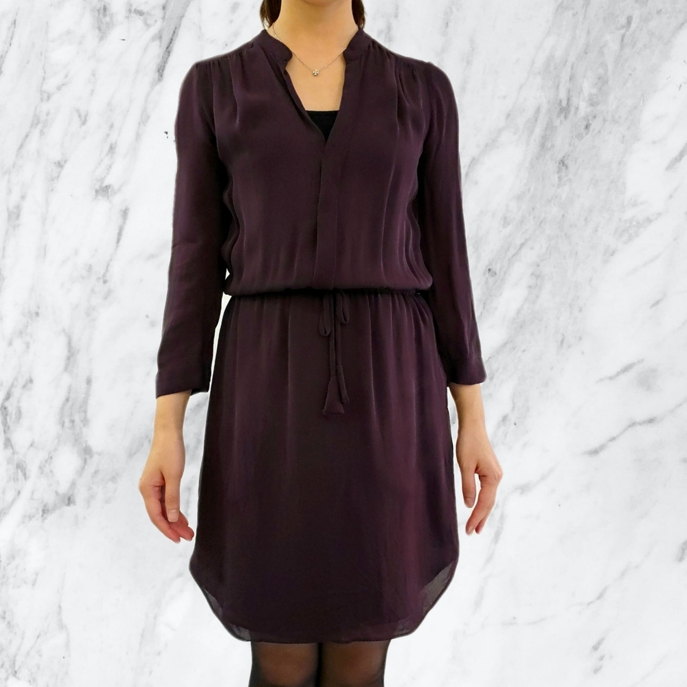 Aritizia Babaton, Purple shirt dress, XXS